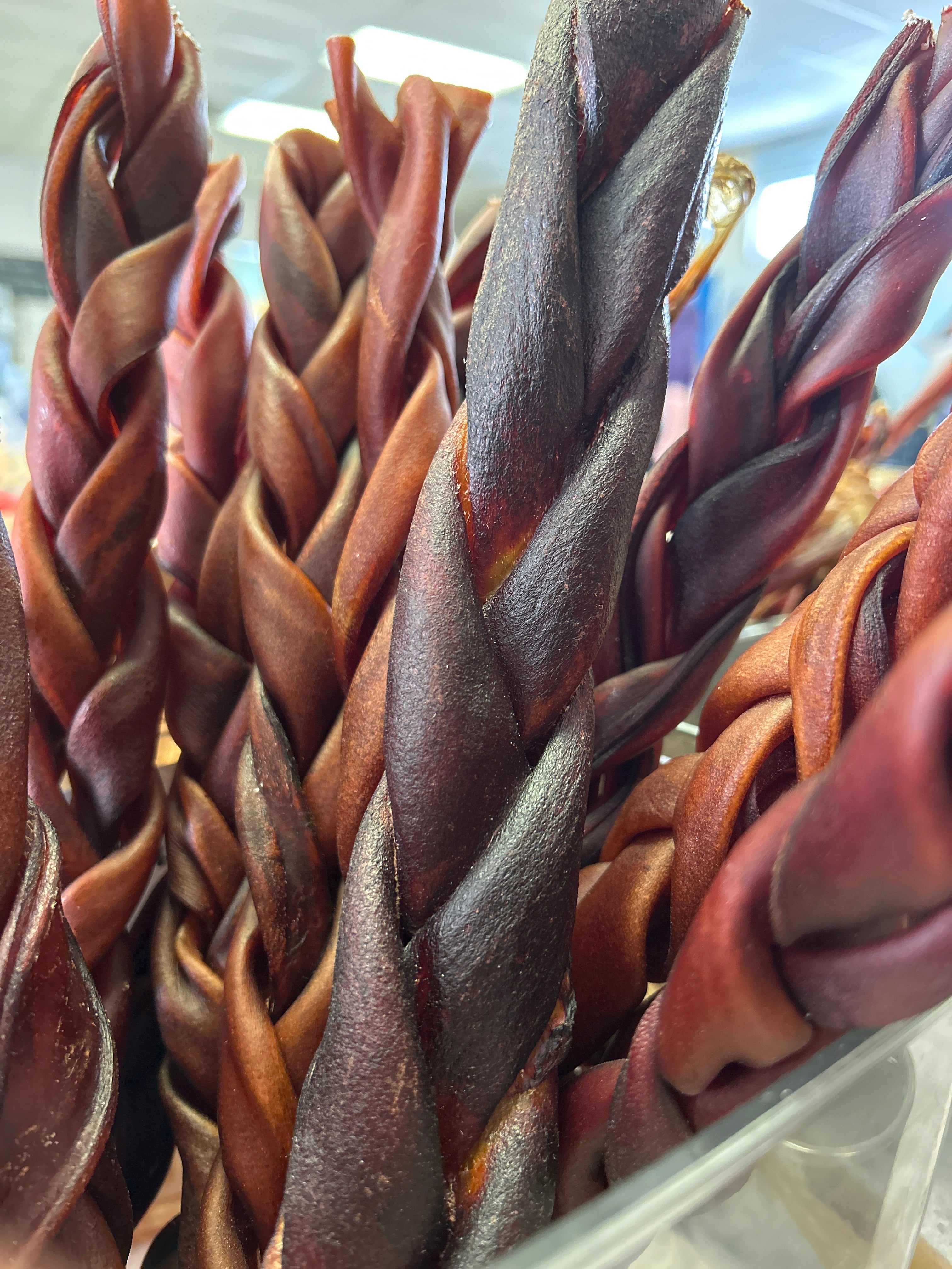 Braided Buffalo Cheek 12"